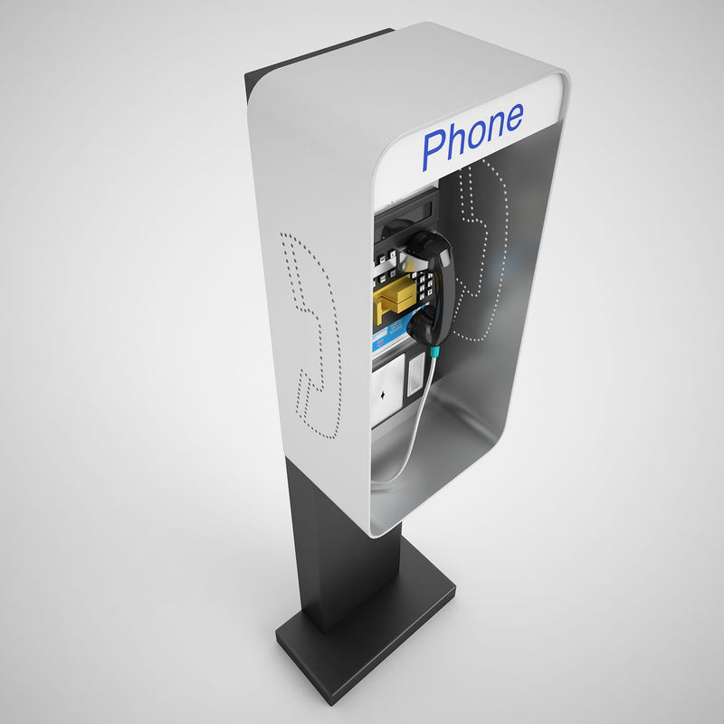 1/6 Scale Public Phone