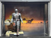 Herorama custom space diorama display case with magnetic plexiglass front dust protection