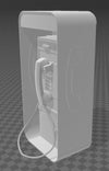 1/6 Scale Public Phone