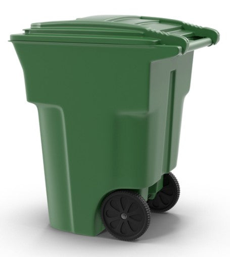 Green Trash Bin