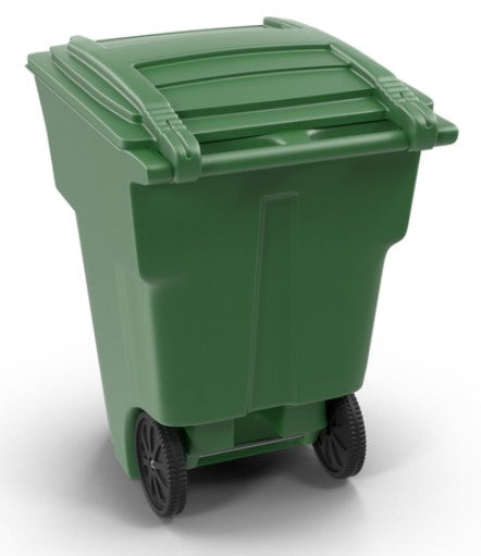 Green Trash Bin