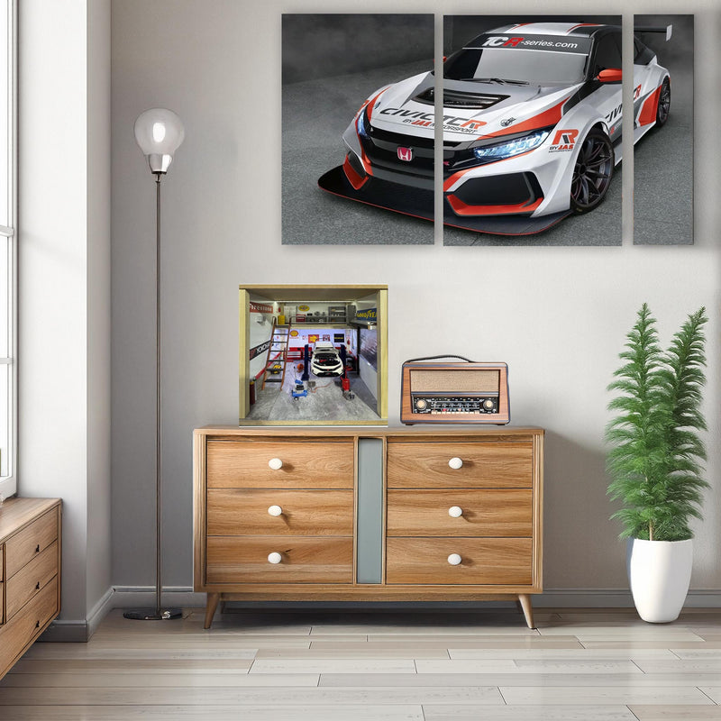 Racing Garage Diorama 1/24