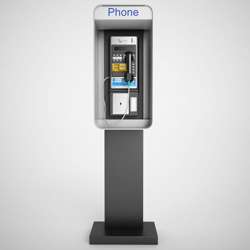1/6 Scale Public Phone